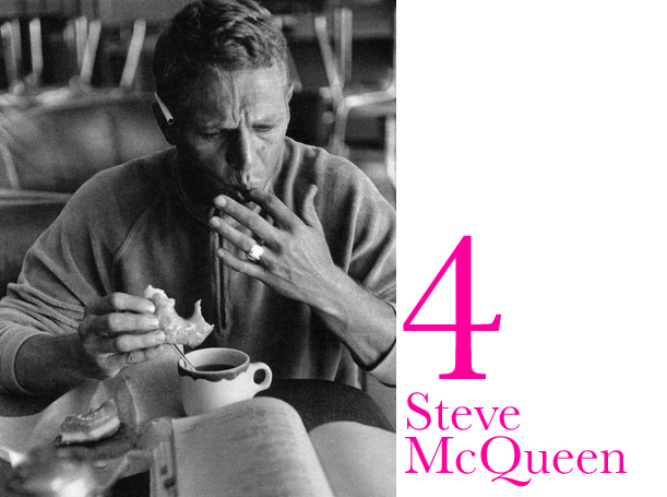 Signet ring on Steve McQueen