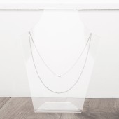 9ct White Gold 20"