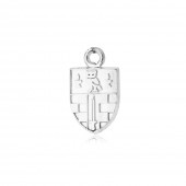 Birkbeck Shield Charm in Sterling Silver