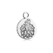 Brunel University Crest Charm in Sterling Silver