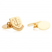 9ct Yellow Gold Cufflinks, Chain Linked
