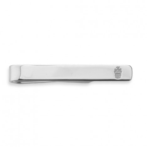 Engraved Silver Tie Clip