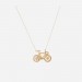 Gold Vermeil Bicycle Pendant