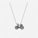 Bicycle Pendant Black Rhodium