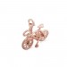 Bicycle Charm in Rose Gold Vermeil