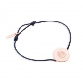 Disc Bracelet #1 in Rose Gold Vermeil on Sterling Silver