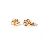 9ct Yellow Gold Cufflinks, Chain Linked