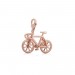 Bicycle Charm in Rose Gold Vermeil