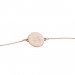 Disc Charm Bracelet #2 Rose Gold Vermeil on Sterling Silver