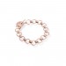 Charm Bracelet in Sterling Silver with a Rose Gold Plate