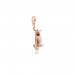 Wise Owl Charm in Rose Gold Vermeil