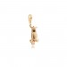 Wise Owl Charm in Yellow Gold Vermeil