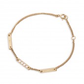 Little Beeline Bracelet in 9ct Yellow Gold