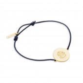 Disc Bracelet #1 in Yellow Gold Vermeil on Sterling Silver