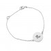 Disc Charm Bracelet #2 in Sterling Silver