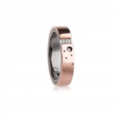 Central Saint Martins Ring in Rose Gold