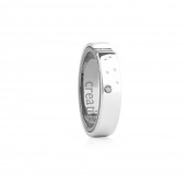 Wimbledon Ring in Silver & White Gold