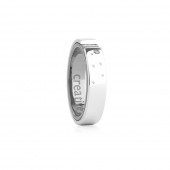 Central Saint Martins Ring in Silver & White Gold