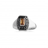 9ct Yellow Gold | Natural Finish | Topaz Stone