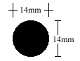 cufflink dimensions